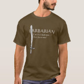 Barbarian T Shirt (Voorkant)