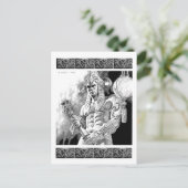 Barbarian Warrior Briefkaart (Staand voorkant)