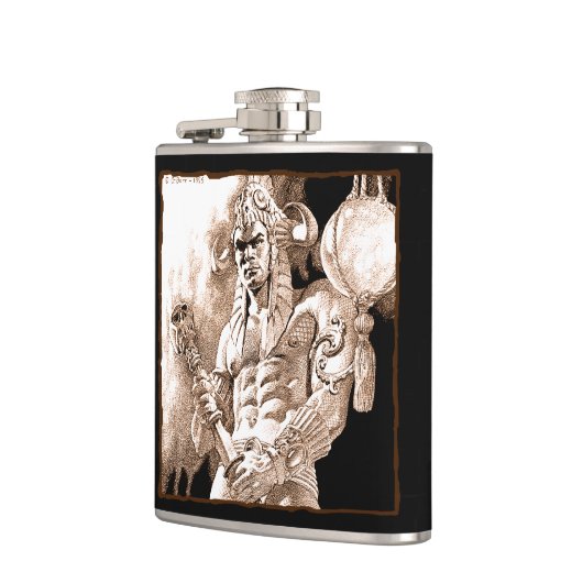 Barbarian Warrior Flask Heupfles (Links)