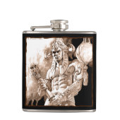 Barbarian Warrior Flask Heupfles (Voorkant)