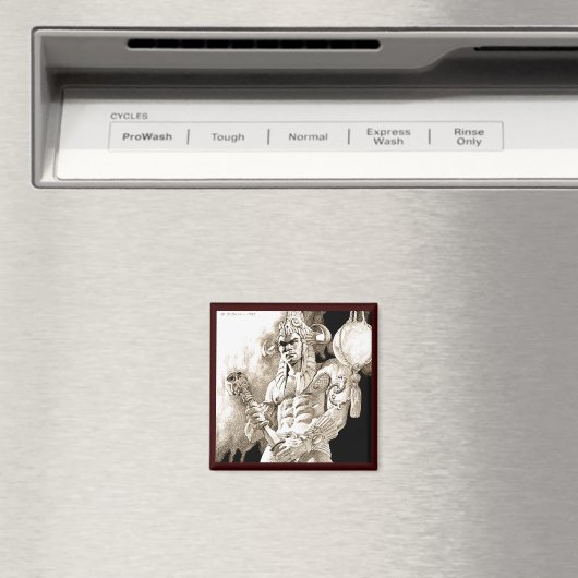 Barbarian Warrior Magnet (Insitu (Vaatwasser))