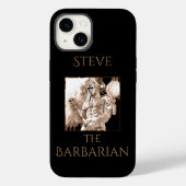 Barbarian Warrior Personalized Case-Mate iPhone Case (Achterkant)