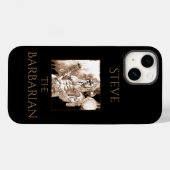 Barbarian Warrior Personalized Case-Mate iPhone Case (Achterkant (horizontaal))