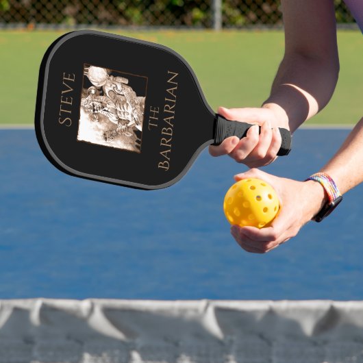 Barbarian Warrior Personalized Pickleball Paddle (Insitu)