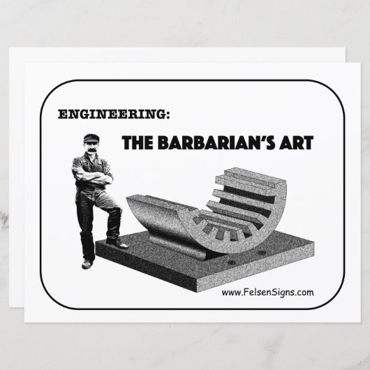 Barbarian's Art - poster (Voorkant / Achterkant)
