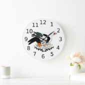 Barbarij op een Nest Eieren Grote Klok (Huis)