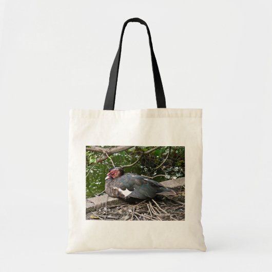 Barbarijse eend tote bag (Voorkant)