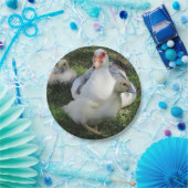 Barbarijse eenden en slangen papieren bordje (Feest)