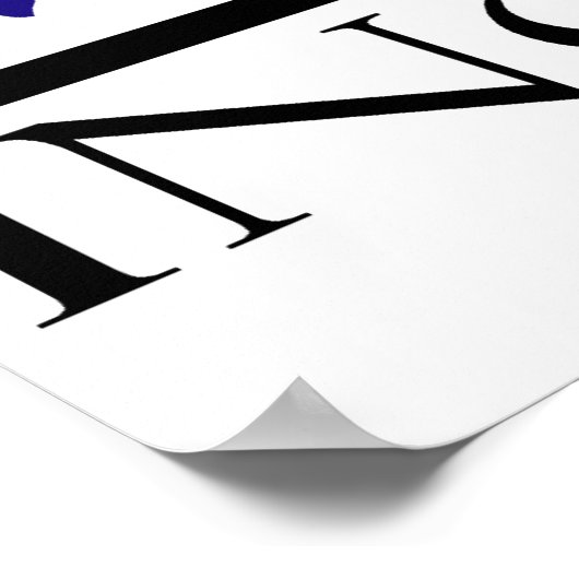 Barbarisch ingespoten poster (Hoek)