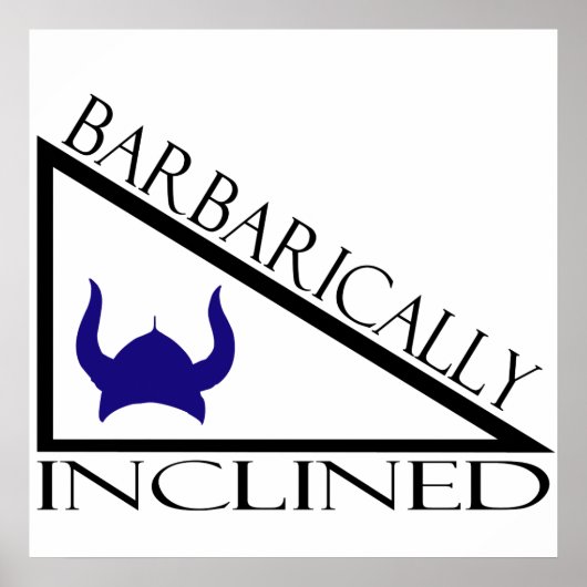 Barbarisch ingespoten poster (Voorkant)