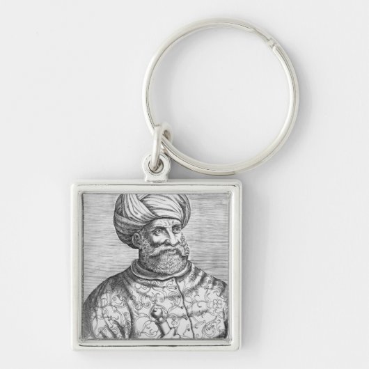 Barbarossa, illustratie van Andre Thevet's Sleutelhanger (Voorkant)