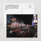 Barbary Coast Las Vegas 's nachts Briefkaart (Voorkant / Achterkant)