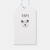 Barbary Lioness Gift Label Cadeaulabel (Voorkant)
