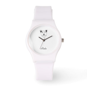 Barbary Lioness Sportief Wit Silicon horloge