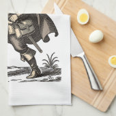 Barbatos Echos van de Jacht Theedoek (Quarter Fold)