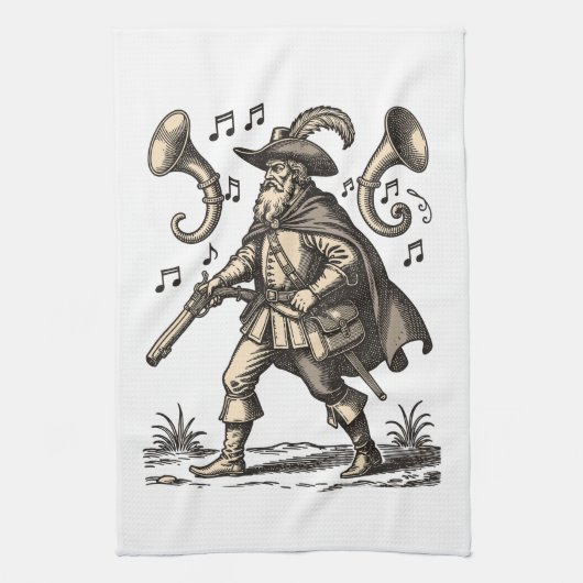 Barbatos Echos van de Jacht Theedoek (Verticaal)