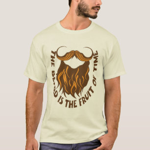 Barbe beard fruit time humour barbu t-shirt