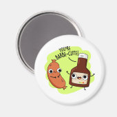 Barbe-schattig Funny Barbecue Pun Magneet (Voorkant / Achterkant)
