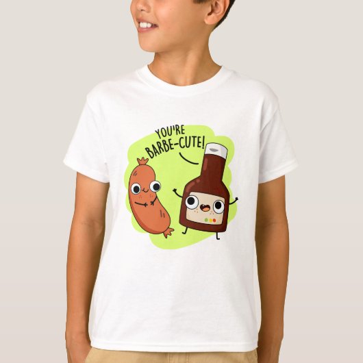 Barbe-schattig Funny Barbecue Pun T-shirt (Voorkant)