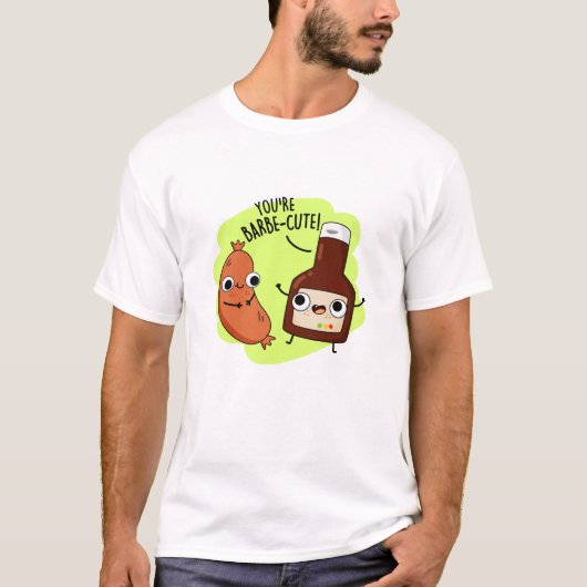 Barbe-schattig Funny Barbecue Pun T-shirt (Voorkant)
