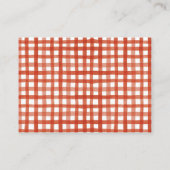 Barbecue Baby shower Boeken voor Baby Informatiekaartje (Achterkant)