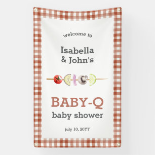 Barbecue Baby Shower Welkom Banner
