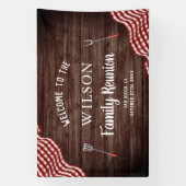 Barbecue Backyard BBQ Picnic Family Reunion Spandoek (Verticaal)