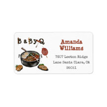 Barbecue Backyard Party Baby shower BabyQ Adres