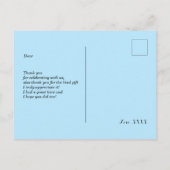 barbecue barbecue , bbq grill , dank u uitnodiging briefkaart (Achterkant)