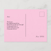 barbecue barbecue , bbq grill , dank u uitnodiging briefkaart (Achterkant)