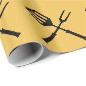 Barbecue Barbeque BBQ Barby Barbies Grill Cadeaupapier (Rol Hoek)