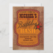 Barbecue Bash Invitation - Western of Texas Style Kaart (Voorkant)