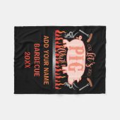 Barbecue Bbq Funny G Grill Competition Fleece Deken (Voorkant (Horizontaal))