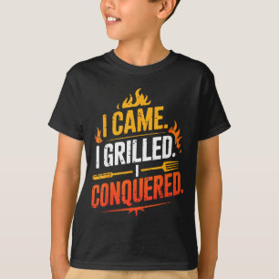 Barbecue bbq grap pit meesterchef roker vader t-shirt