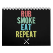 Barbecue BBQ Grill Master Grilling Meat Smoker Kalender (Hoes)