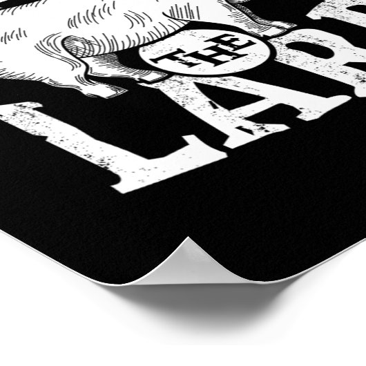 Barbecue BBQ Grill Varkensvlees Varkensvlees Pork  Poster (Hoek)