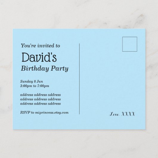 barbecue , bbq grill , verjaardagsfeest , barbecue uitnodiging briefkaart (Achterkant)