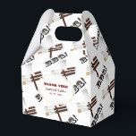 Barbecue BBQ Grilling Party Favor Box Bedankdoosjes<br><div class="desc">Barbecue Tools: Basting Brush,  Fork,  Tangen en Spatula.</div>