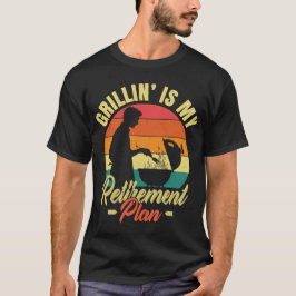 Barbecue BBQ Pensioen 2026 Pensioen Grill Vlees T-shirt