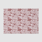 Barbecue BBQ-vloeipapier, grilling decoupage Tissuepapier (Voorkant)