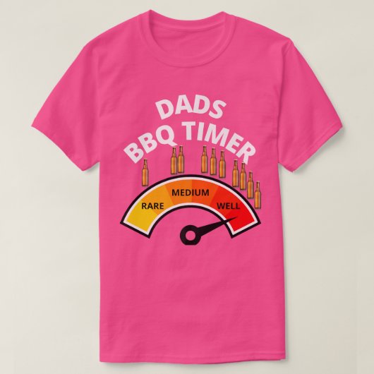 Barbecue & Beer Grilling BBQ Timmer for Men T-shirt (Design voorkant)