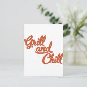 barbecue briefkaart (Staand voorkant)