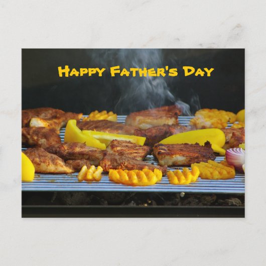 barbecue briefkaart (Voorkant)