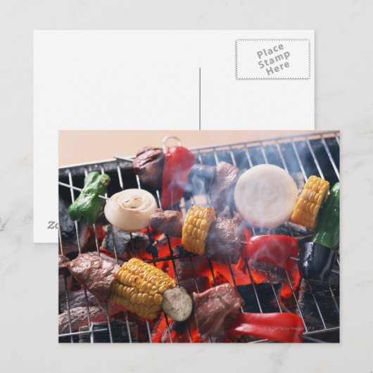 Barbecue Briefkaart (Voorkant / Achterkant)