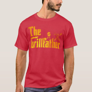 Barbecue Chef BBQ Grill Rokerde Grillvader jongen T-shirt
