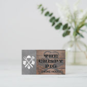 barbecue | Chef-Pet en -gereedschap Visitekaartje (Staand voorkant)