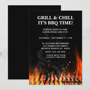 Barbecue Cookout Grilling Zomer Kaart