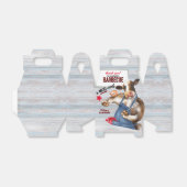 Barbecue Cookout Koe Grilling Shrimp Bedankdoosjes (Uitgevouwen)