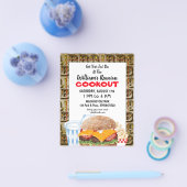 Barbecue Cookout Reunion Fast Food Flyer (Enkel)
