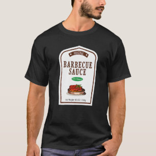 Barbecue Familie Saus Kostuum Eenvoudig Halloween T-shirt